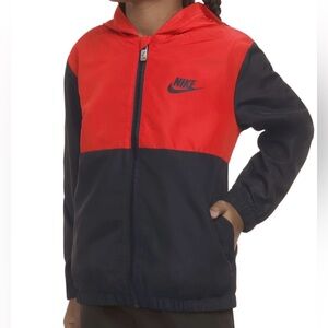 Nike Red and Black Jacket kids